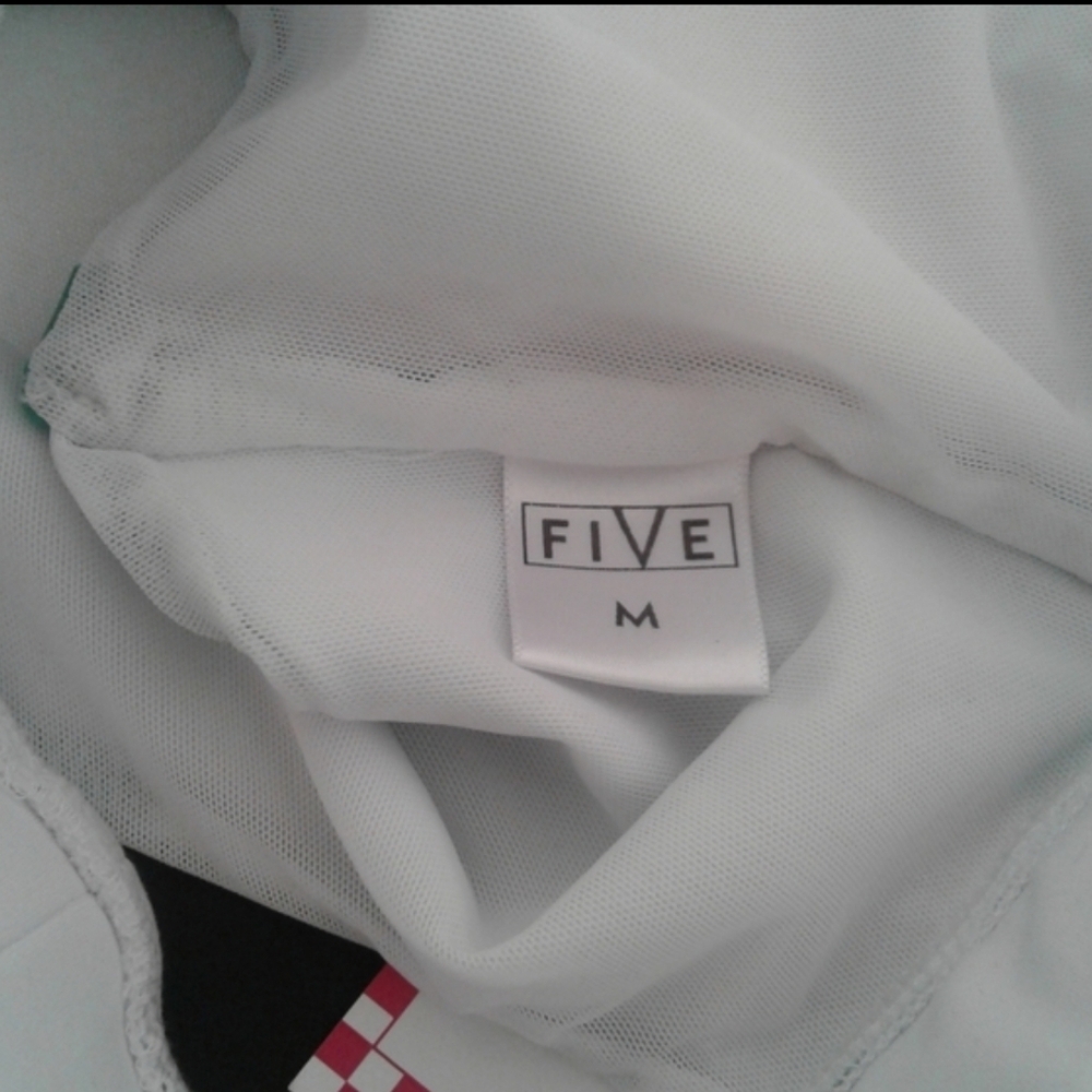 Five the Label Checkered Active Set Green Sports Bra & Biker Shorts S/M NWT - Picture 6 of 14